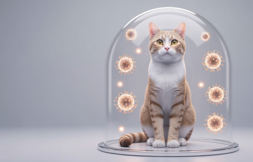 Инфографика с изображением вирусов и названиями болезней, от которых защищают вакцины